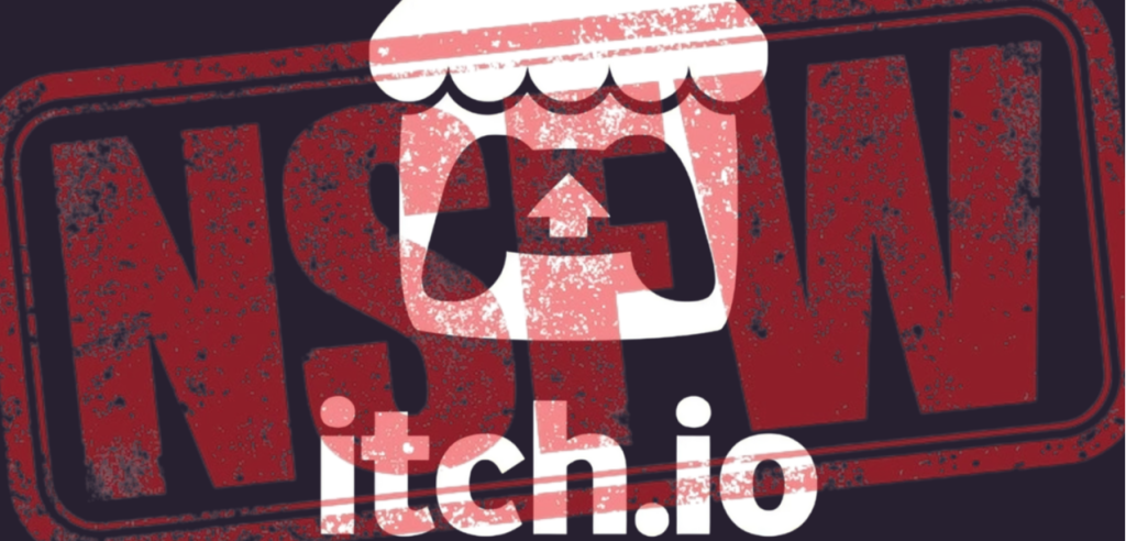 Itch.io Lightning Grown-up Game. Pay pressure triggers a platform content audit storm